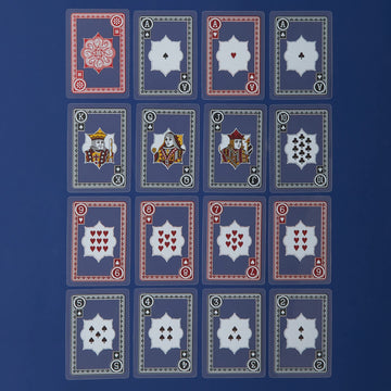 Waterproof Playing Card Deck with Jokers - 54 Clear Plastic Cards, Poker Size, Standard Index - Durable, Washable and Easily Portable - Flexible