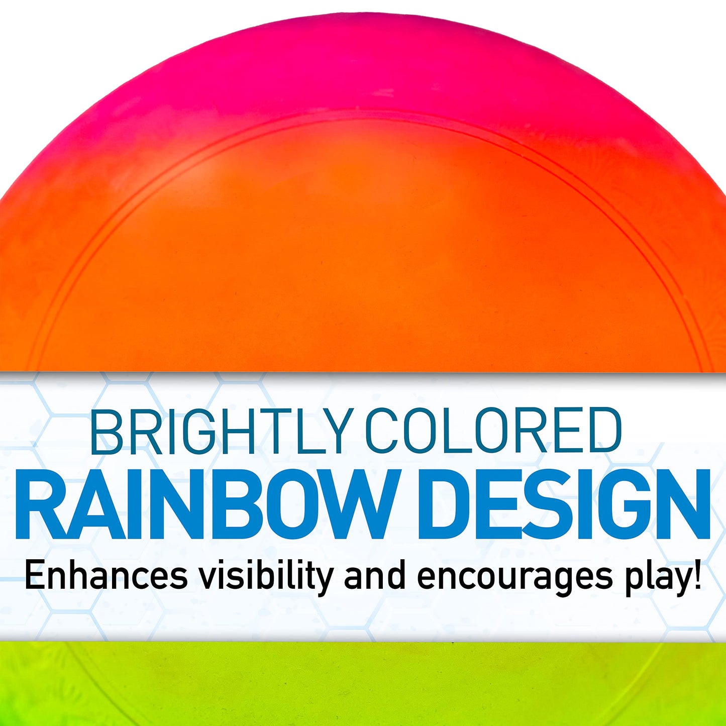 Franklin Sports 16" Rainbow Vibe Playground Ball