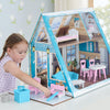 Delta Children Ski Chalet A-Frame Dollhouse - Includes 15 Accessories - Fits 12-inch Dolls - Pretend Play Dream Gift for Ages 3+