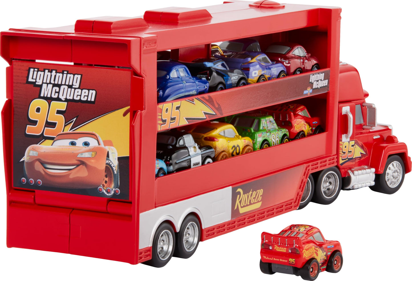 Mattel Disney and Pixar Cars Mack Mini Racers Hauler