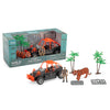 Wild Republic E-Team X Set Tiger Rescue Playset, Action Figure, Animal, Vehicle, Accessories, Gifts for Kids