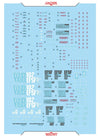 ANSAI Decals Water Sticker Fits MG 1/100 RX 78 2.0 VER 3.0 DIY Modeling Decals