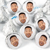Big Dot of Happiness Custom Photo Fun Face Candy Stickers, Personalized Face Cut Out Candy Sticker Labels, Round Dessert Treat Stickers, 324 Count