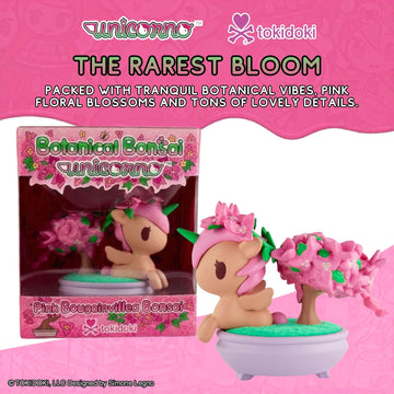 tokidoki™ Botanical Bonsai Unicorno™ Special Edition - Open-Box Mystery Figure Collectible Art for Kids Age 8+ and Adults - Small 2.75 Inch Vinyl
