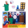 Super Mario Action Figures Spinning Spirit House Diorama Playset with 2.5-Inch Fire Mario Figure, Shy Boo, Boo, Green Pipe and Rotating Brick Wall