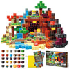 FunsBloomify Magnetic Blocks 120PCS Cave Adventure | STEM Educational Building Toys for Kids Age 3+, Creative Stacking Construction Set with 0.8in