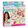 Make It Real: Neo-Brite Chains & Charms Kit - Create 10 Unique Cord & Tassel Charm Bracelets, 195 Pieces, Includes Play Tray,DIY Playful Charm
