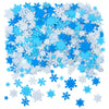 Aneco 600 Pieces Winter Foam Snowflake Stickers Christmas Self-Adhesive Blue and White Snowflake Shape Stickers for Home Holiday Xmas Party DIY Craft