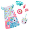Barbie My First Barbie Clothes, Fashion Pack for 13.5-inch Preschool Dolls, Set with Pajamas,Slippers & Bedtime Accessories