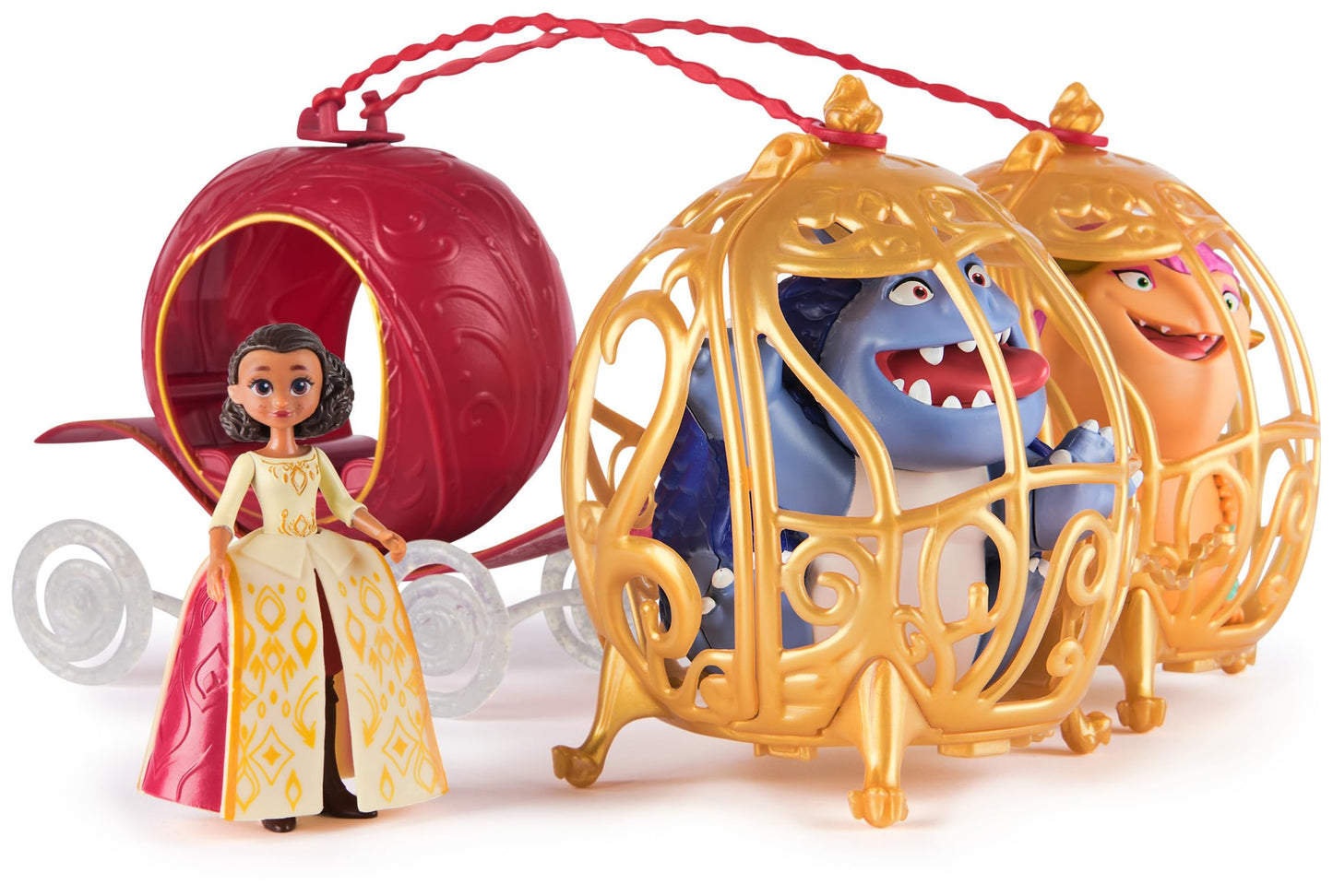 Spellbound, Magical Carriage Adventure Set with 3 Collectible Action Figures, from the Netflix Movie, Kids Toys for Girls & Boys Ages 6 and up