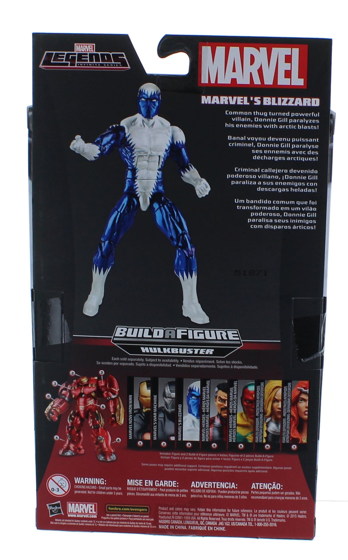 Marvel Legends Infinite Series Marvel’s Blizzard