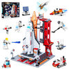 Space Exploration Shuttle Toys for 6 7 8 9 10 11 12 Year Old Kids, Girls, Boys, 12-in-1 STEM Projects Rocket Building Toy Kit with 3 Astronauts