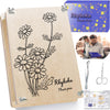 Rhykoka Large Flower Press Kit for Adults, 10 Layers 11.8 x 8.3 Inches DIY Wood Leaf Plant Press Kit, Great Gift for DIY Arts and Crafts Lovers (Light