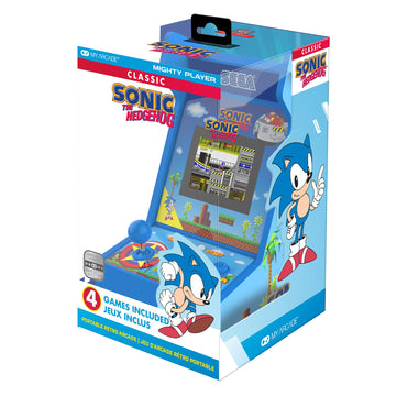 My Arcade Sonic The Hedgehog Mighty Player: Sonic Games, 4 Sega Games in 1, Sonic Toys, 11 Inches