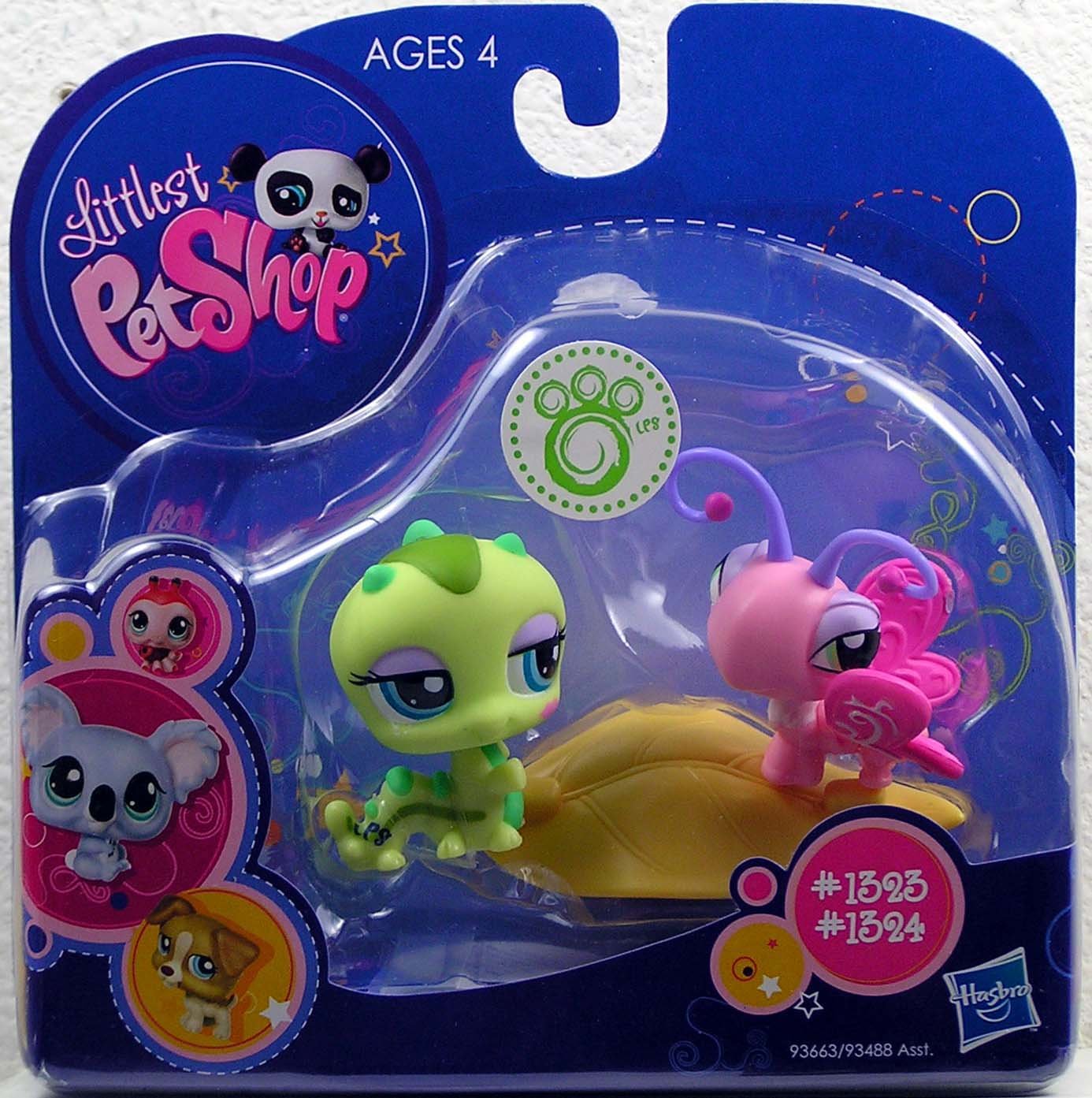 Littlest Pet Shop 2010 Assortment 'B' Series 1 Collectible Figure Inchworm & Butterfly
