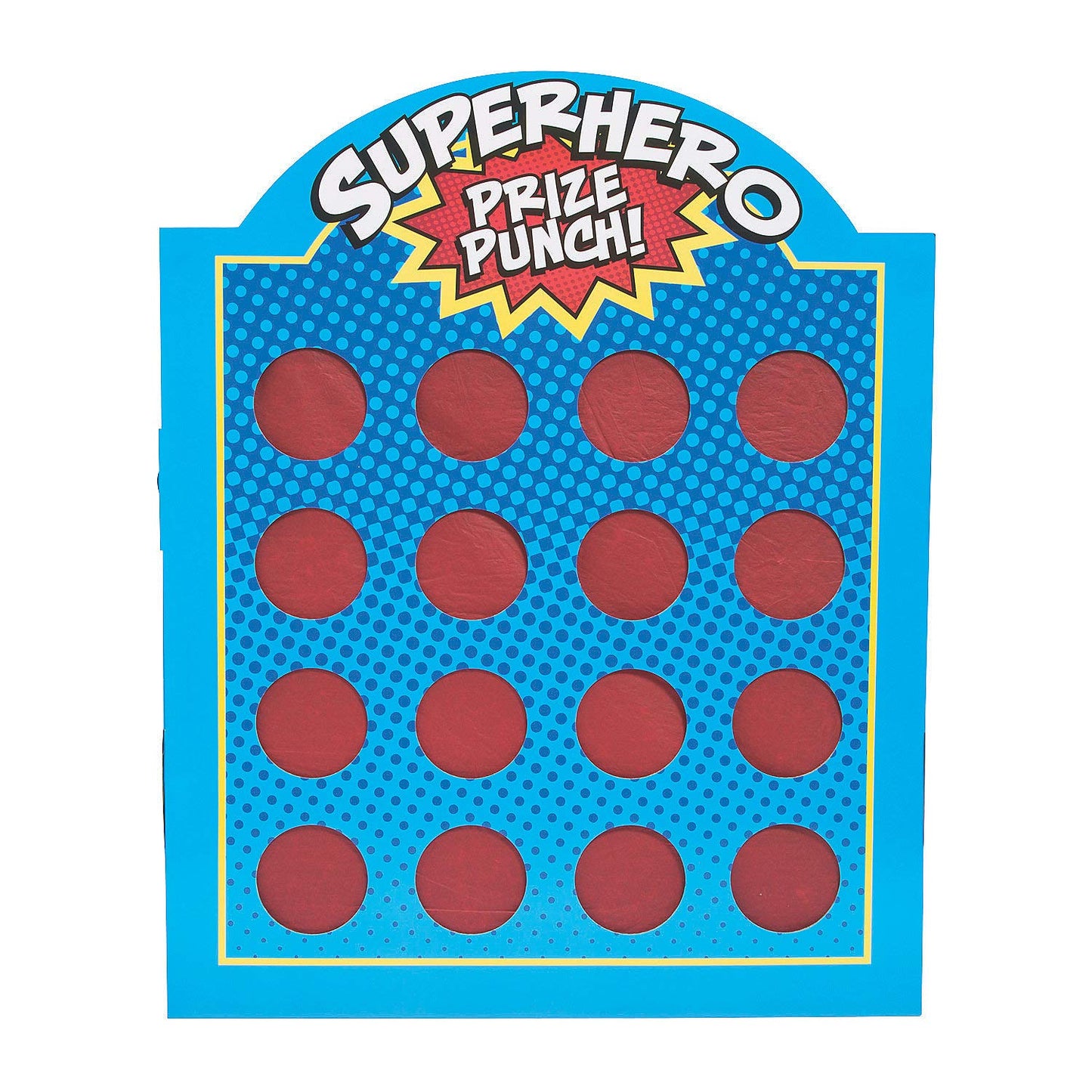 Fun Express Superhero Prize Punch Game (16 Prize Holes)