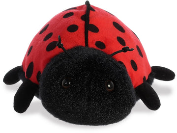 Aurora® Adorable Mini Flopsie™ Ladybug-Ladybird™ Stuffed Animal - Mini Companions Ready for Playful Adventures - for Kids All Ages, Toddlers, Adults