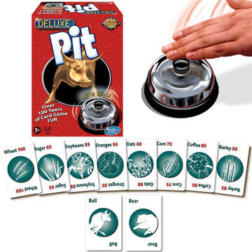 Deluxe Pit, Classic Frantic Trading Card Game, by Winning Moves Games USA