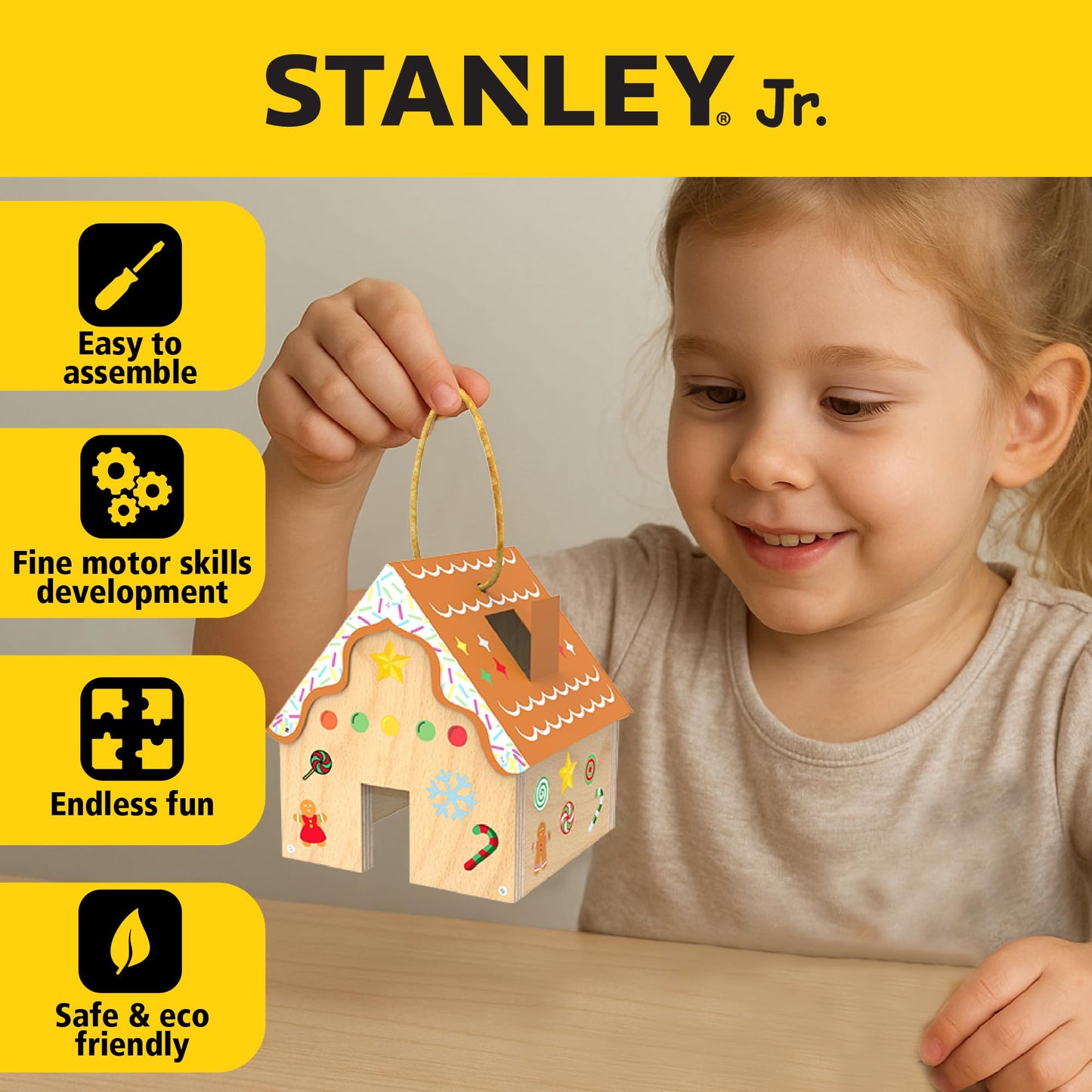 Red Toolbox Stanley Jr. Holiday Gift Christmas Edition (Gingerbread House)