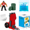 Mattel WWE Knuckle Crunchers Backstage Brawl Playset with, 5 Accessories Including Slime, 3.25-inch Collectible (Styles May Vary)
