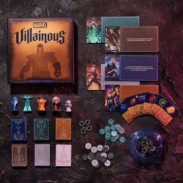 Ravensburger Marvel Villainous: Infinite Power Strategy Board Game - Engaging Brain Teaser for Ages 12 & Up | Unique Marvel Characters | Adjustable