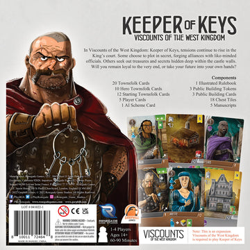 Renegade Game Studios Viscounts West Kingdom Strategy Board Game Expansion Keeper of Keys