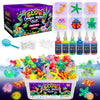 Kiditos Magic Water Elf Toy Kit Glow in the Dark - Make Your Own Water Pets, 6 Magic Gels & 6 Molds, Kids DIY Sensory Craft Kit, STEM Science Toy