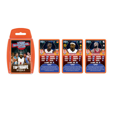 Top Trumps Card Game World Basketball Stars - Family Games for Kids and Adults, 2+ Players, 6+ Years Old
