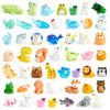 JOYIN 50 Pcs Mini Resin Animals Figures, Mix Resin Animals Figurines for Fairy Garden Accessories, Dollhouse Decorations, Slime Charms for Crafts, DIY