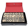WE Games Double Nine Dominoes with Spinners - Premium Ivory Tiles, Ideal Size, Classic Family and Adult Board Game