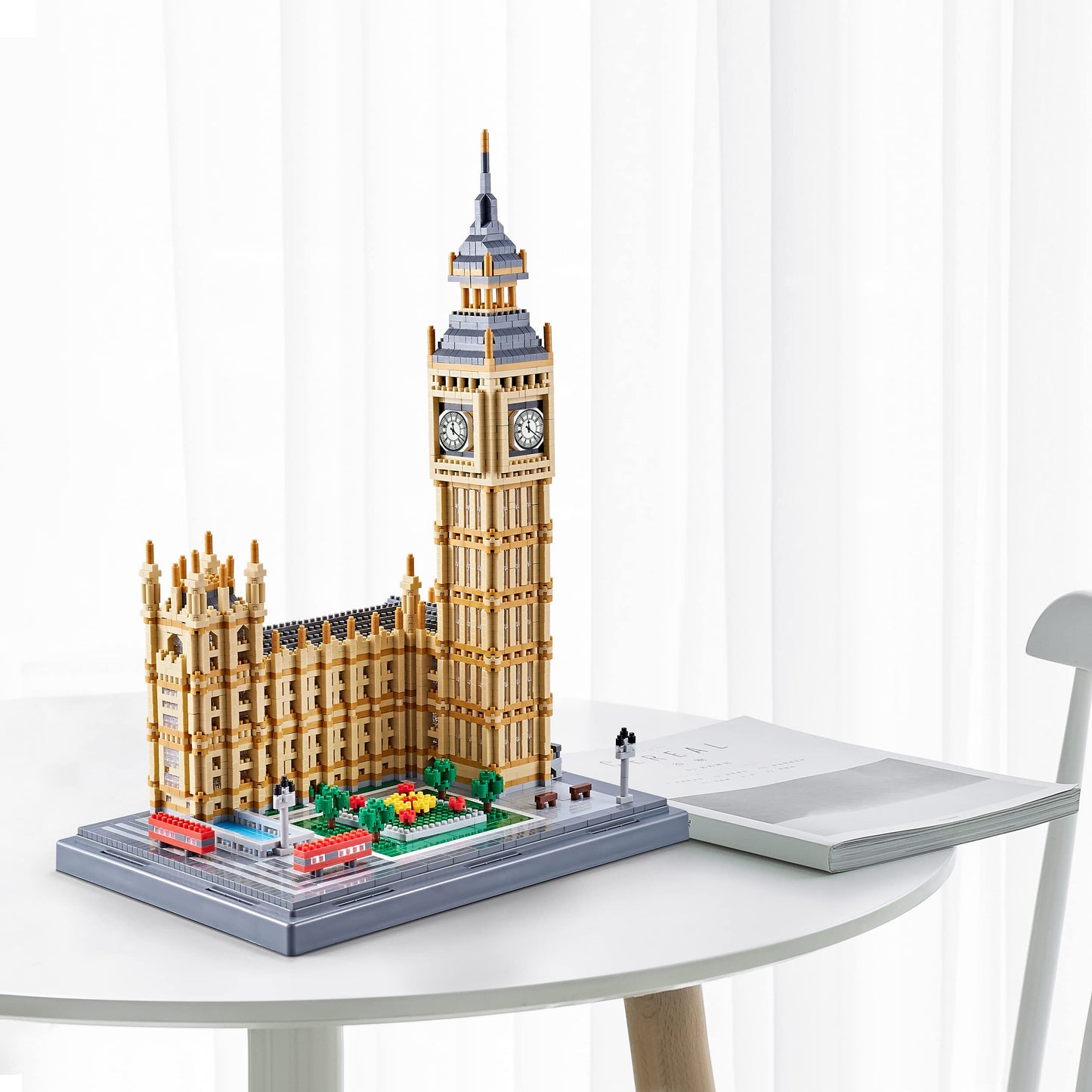 Big Ben Building Set for Adults, London Architecture Micro Blocks Model Kit for Adults, Home and Office Decor, Creative Gift for Architecture Lovers