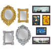 SAMCAMI Miniature Dollhouse Accessories, Mini Mirror and Mini Wall Art, 1/12 Scale Doll House Accessories and Furniture, Dollhouse Miniatures, 9