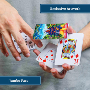 Boardwalk Puzzles Hawai‘i Volcanoes National Park Playing Cards, Featherlight Unique Playing Cards, Fun Themed Deck for Home and Travel