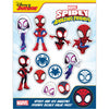 Marvel Spidey and His Amazing Friends Decals - Set of 12 Spidey, Spin, Ghost Spider Vinyl Stickers for Car Water Bottle Bike Helmet Laptop Skateboard