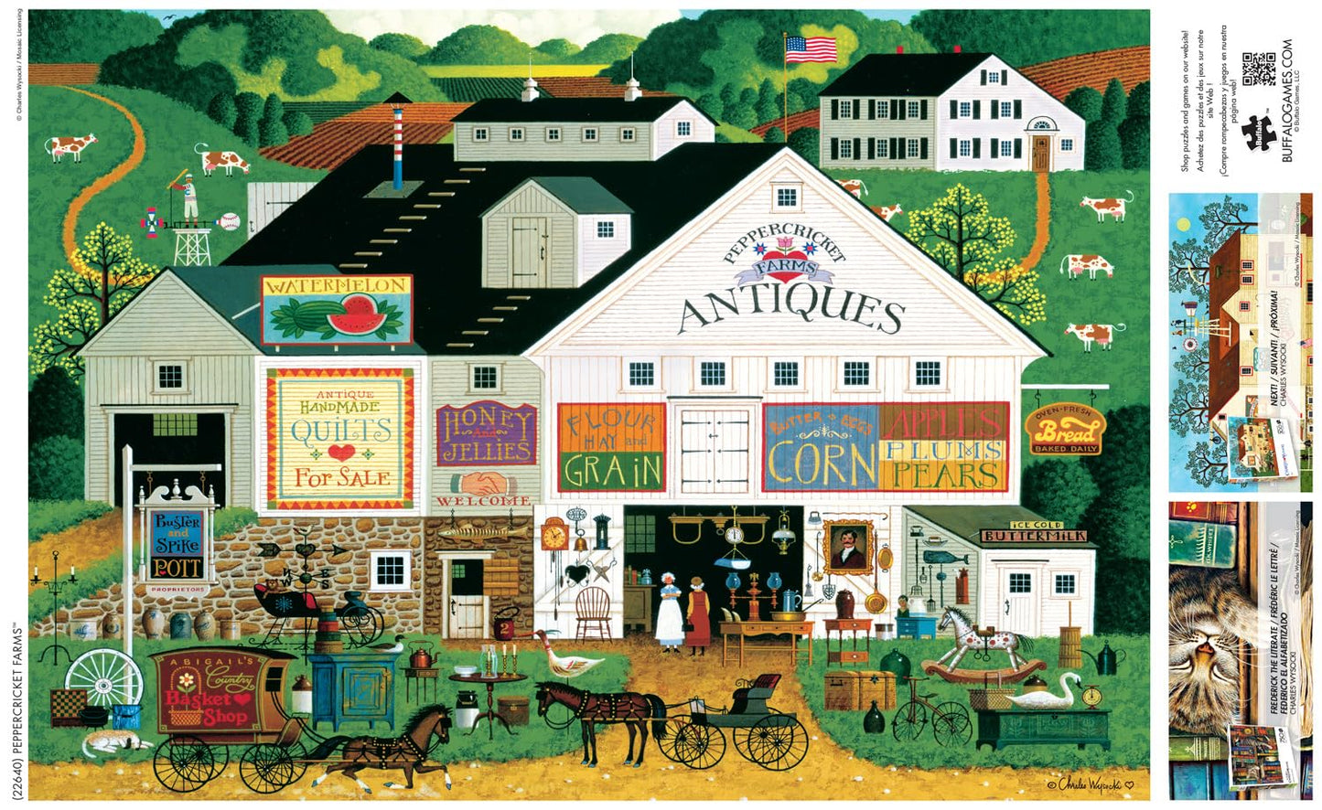 Buffalo Games - Charles Wysocki - Peppercricket - 300 Large Piece Puzzle