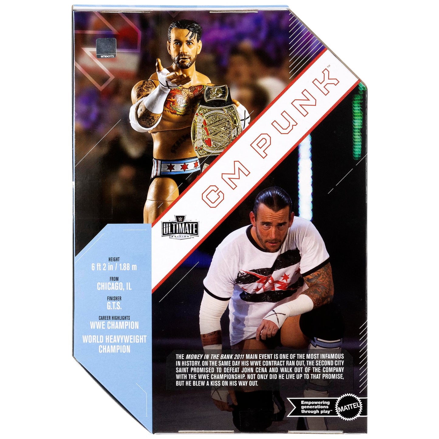 WWE CM Punk (MITB 2011) Ultimate Edition Ringside Exclusive Toy Wrestling Action Figure