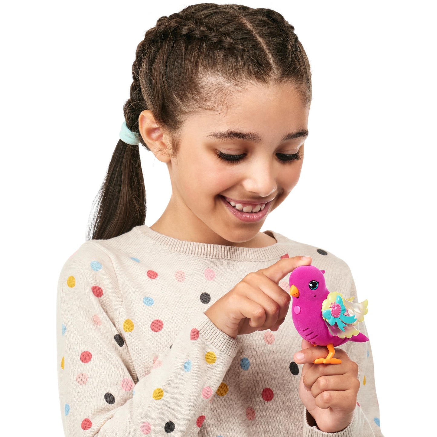 Little Live Pets - Lil' Bird & Bird Cage: Tiara Twinkles, New Light Up Wings with 20 + Sounds, and Reacts to Touch