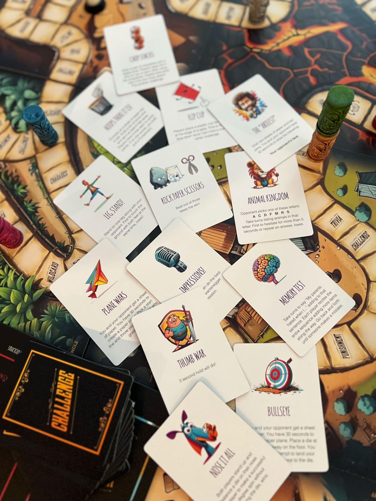 Just Another Board Game - by Crafty Dog - A Strategy Game for Kids & Adults with Charades, Trivia and Challenges