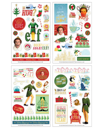 Paper House Productions Buddy The Elf Sticker Multipack (Pack of 3)