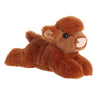 Aurora® Adorable Mini Flopsie™ Highland Cow Calf Stuffed Animal - Playful Ease - Timeless Companions - Brown 8 Inches