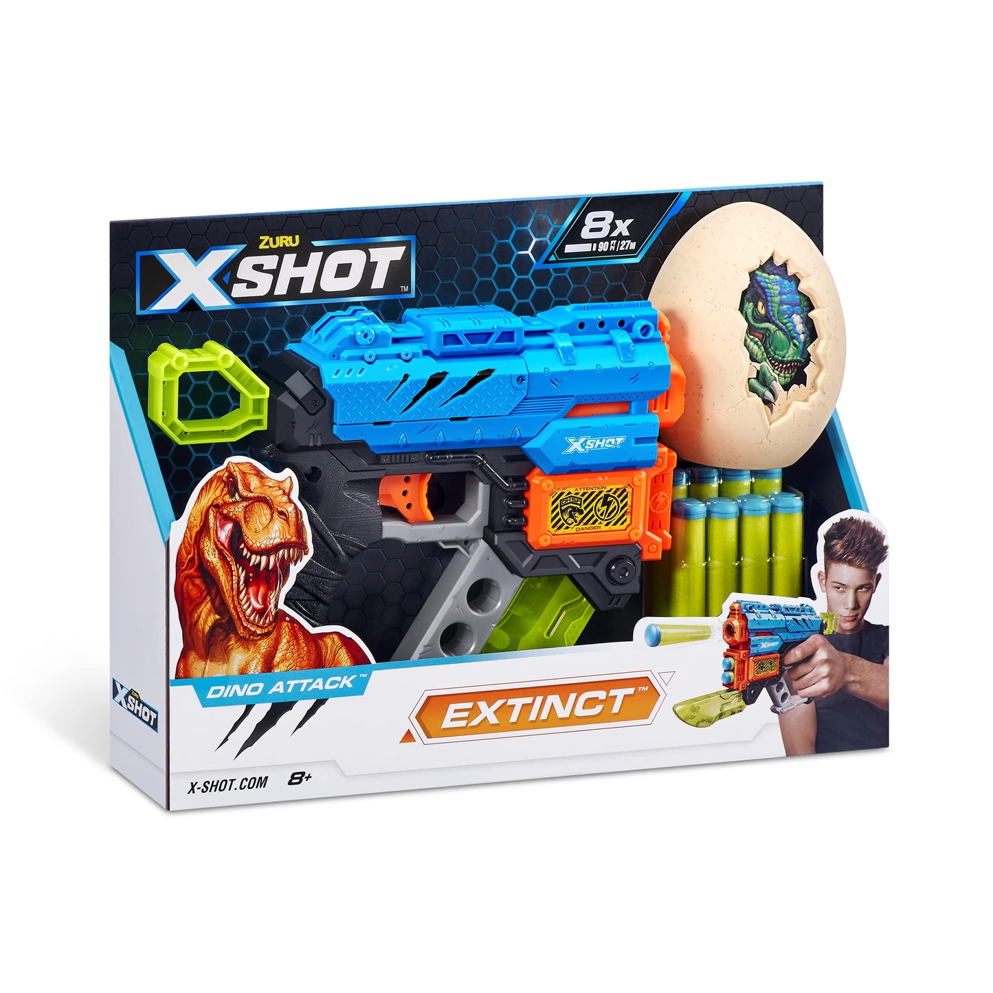 X-Shot Dino Attack Extinct (1 MEDIUM Egg, 8 darts)