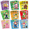 36 Pieces Make-a-face Stickers Pack, Mixed & Matched with 9 Designed Characters(4 of Each) Stickers, Make Your Own Stickers for Kids Teens Party