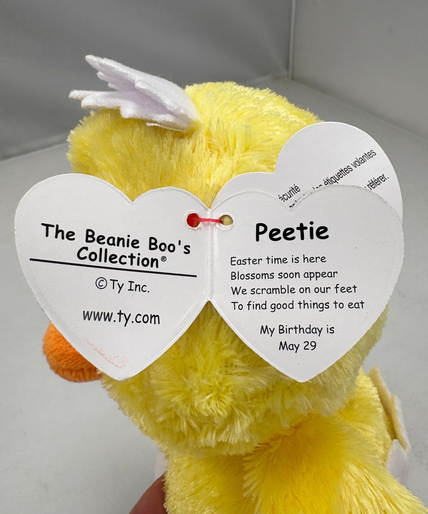 Ty Beanie Boo PEETIE - Easter Chick - 6"", 37343