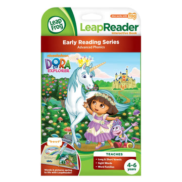 LeapFrog LeapReader Book Nickelodeon Dora The Explorer Dora Saves King Unicornio (Works with Tag)