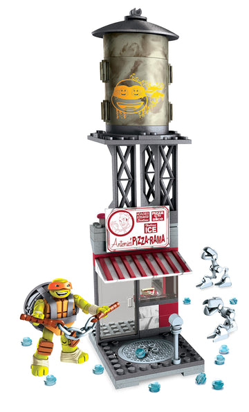 Mega Bloks Teenange Mutant Ninja Turtles Mikey Pizzeria Showdown Building Playset