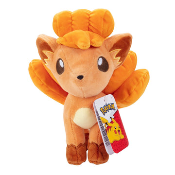 Pokemon Vulpix 8" Plush - Officially Licensed - Generation One Figure - Authentic Soft Stuffed Animal Toy - Gift for Kids, Boys, Girls - 2+