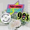 Big Dot of Happiness 90's Throwback - 1990s Party Centerpiece Sticks - Table Toppers - Set of 15