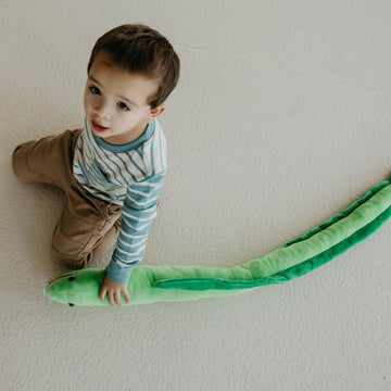 The Petting Zoo EEL Stuffed Animal, Gifts for Kids, Wild Onez Ocean Animals, EEL Plush Toy 54 inch