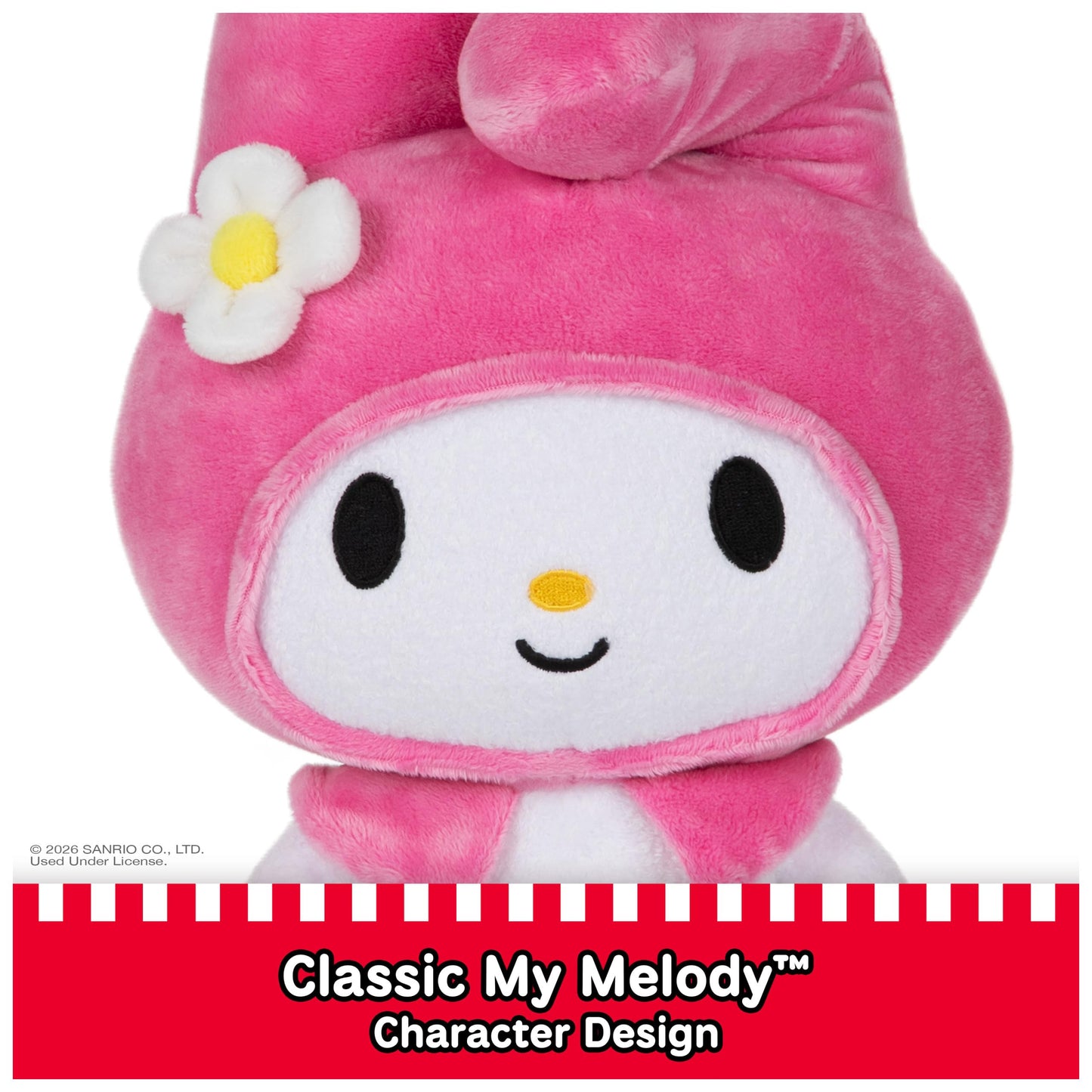 GUND Sanrio Hello Kitty My Melody Plush, Premium Stuffed Animal for Ages 1 and Up, 9.5”, Pink/White