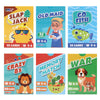 GSE Games & Sports Expert 6-in-1 Kids Card Games Set: Go Fish, Old Maid, Crazy Eights, Memory Match, Slap Jack, War | Poker Size for Toddlers, Boys